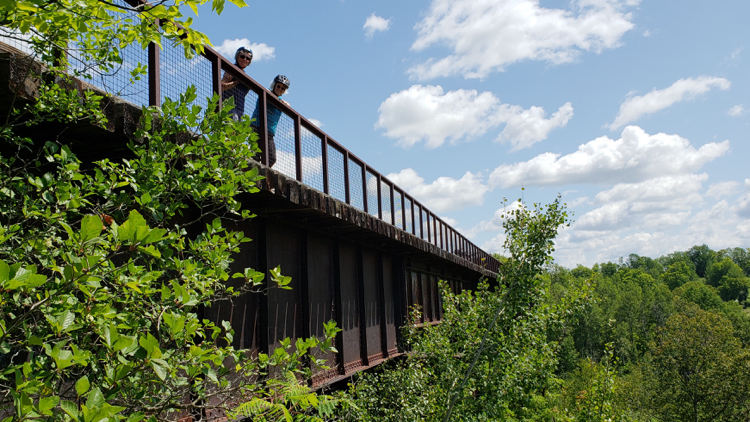 photo, image, trestle bridge, bike ontario