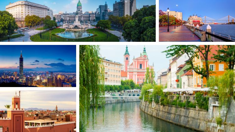 images of budget destinations for cheap solo travel