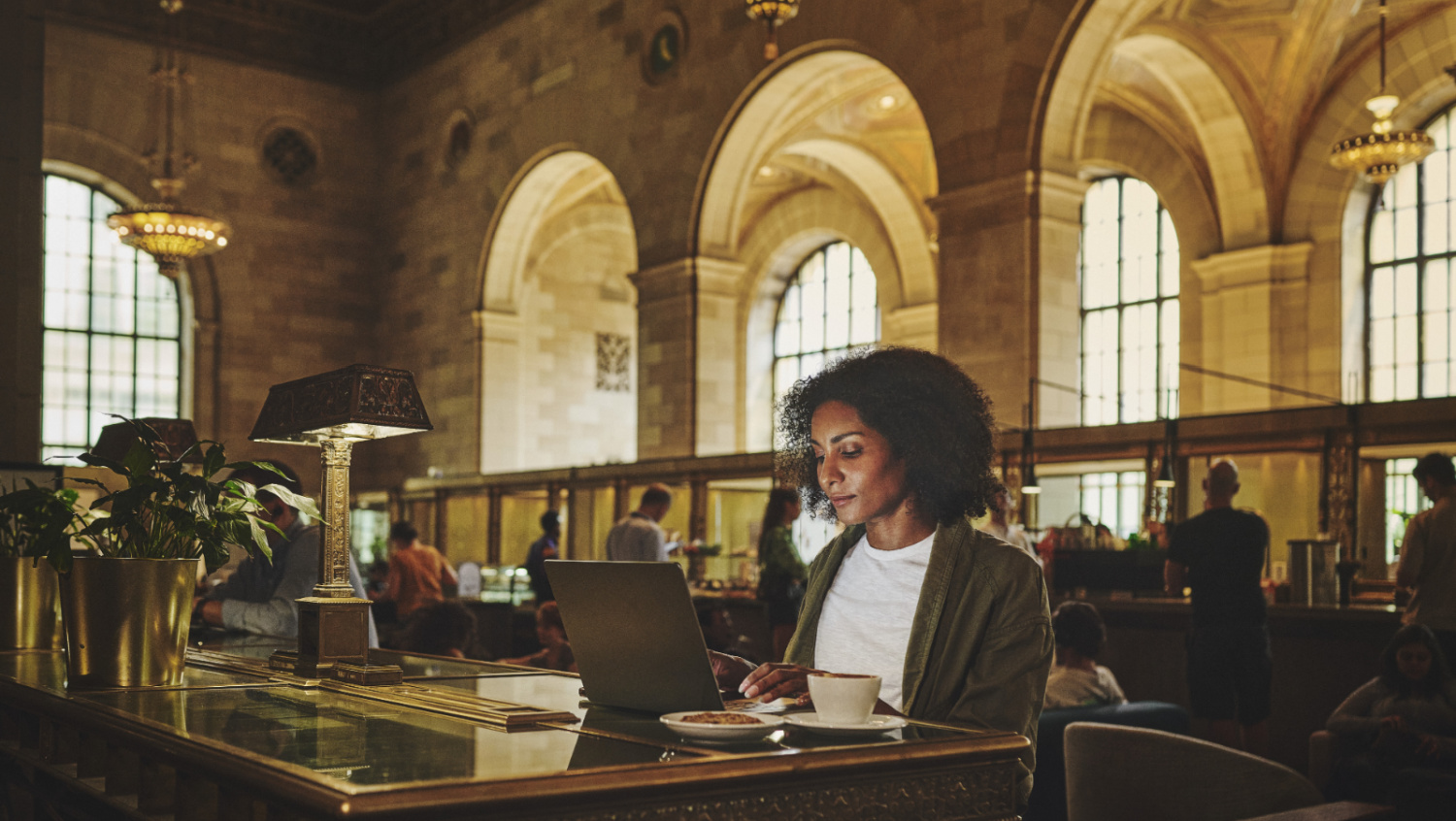 crew collective and cafe has workspace for solo travelers