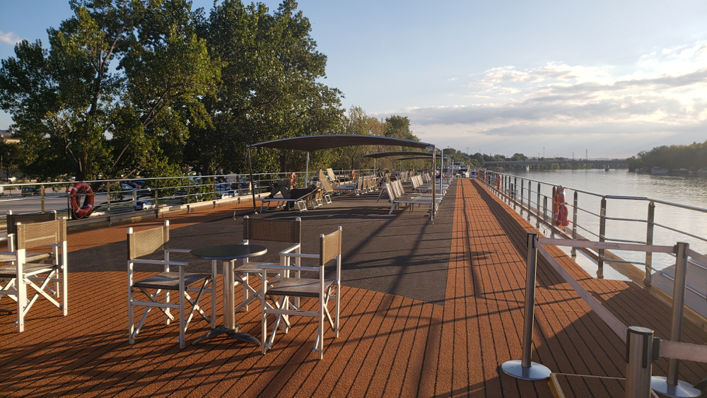 On a river cruise you always have the choice to do nothing.