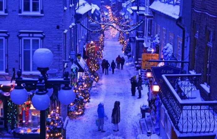 quebec city in february, a great Canadian travel destination