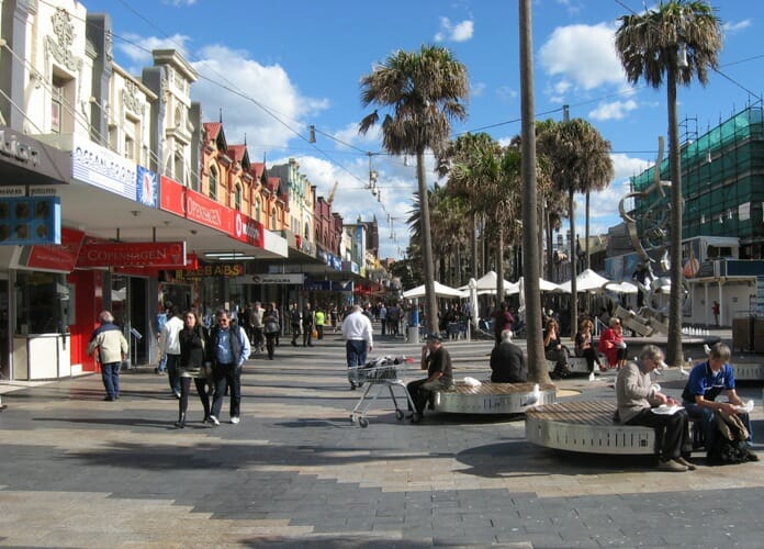 photo, image, square, manly beach